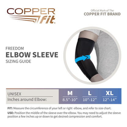Copper Fit Freedom Elbow Compression Sleeve
