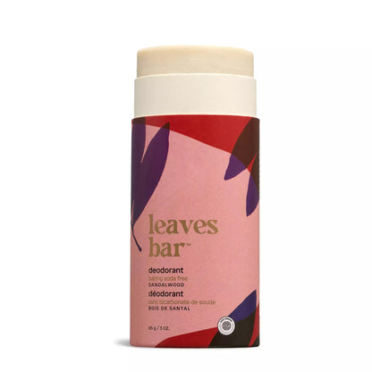 ATTITUDE Natural Deodorant, Aluminum-free, Odor Control & Long Lasting, Nourishing Ingredients, Castor and Jojoba Oils, Baking Soda-free, EWG Verified, For Men and Women, Sandalwood, 3 Oz