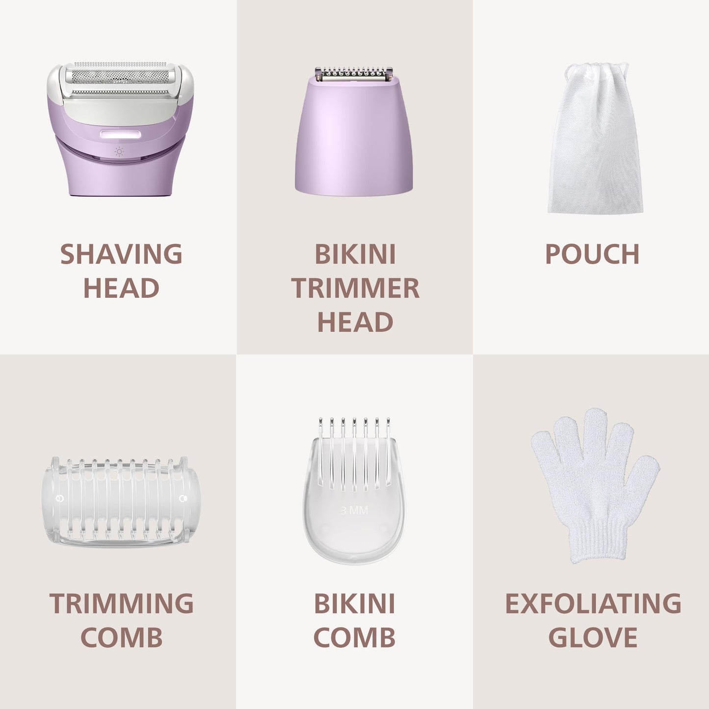 Philips Lady Shaver Series 8000 - Cordless, Wet & Dry Electric Shaver, 3-Blade Shaving System, Flexible Shaving Head, LED Light, for Legs, Body & Bikini, 100 Mins. Runtime, Model BRL149/00