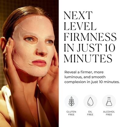 Natura Bissé Essential Shock Intense Instant-Lift Mask, Firming Sheet Mask, Hydrates, Firms & Plumps, For All Skin Types, 1 unit