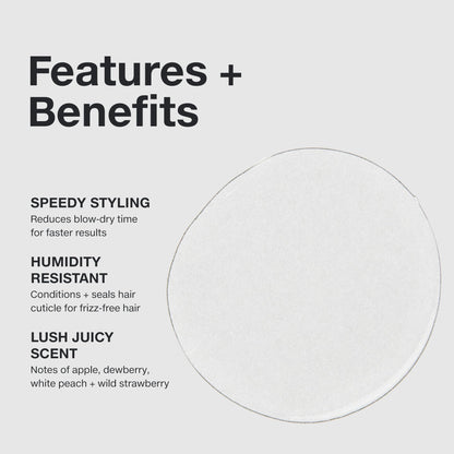 Paul Mitchell Super Skinny Serum Blowout Primer, Speeds Up Drying Time, Humidity Resistant, For All Hair Types