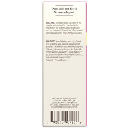 Burt's Bees Renewal Dark Spot Corrector With Natural Retinol Alternative and Vitamin C, Reduces Appearance of Dark Spots and Uneven Skin Tone, 98.6 Percent Natural Origin Skin Care, 1 fl. oz. Bottle