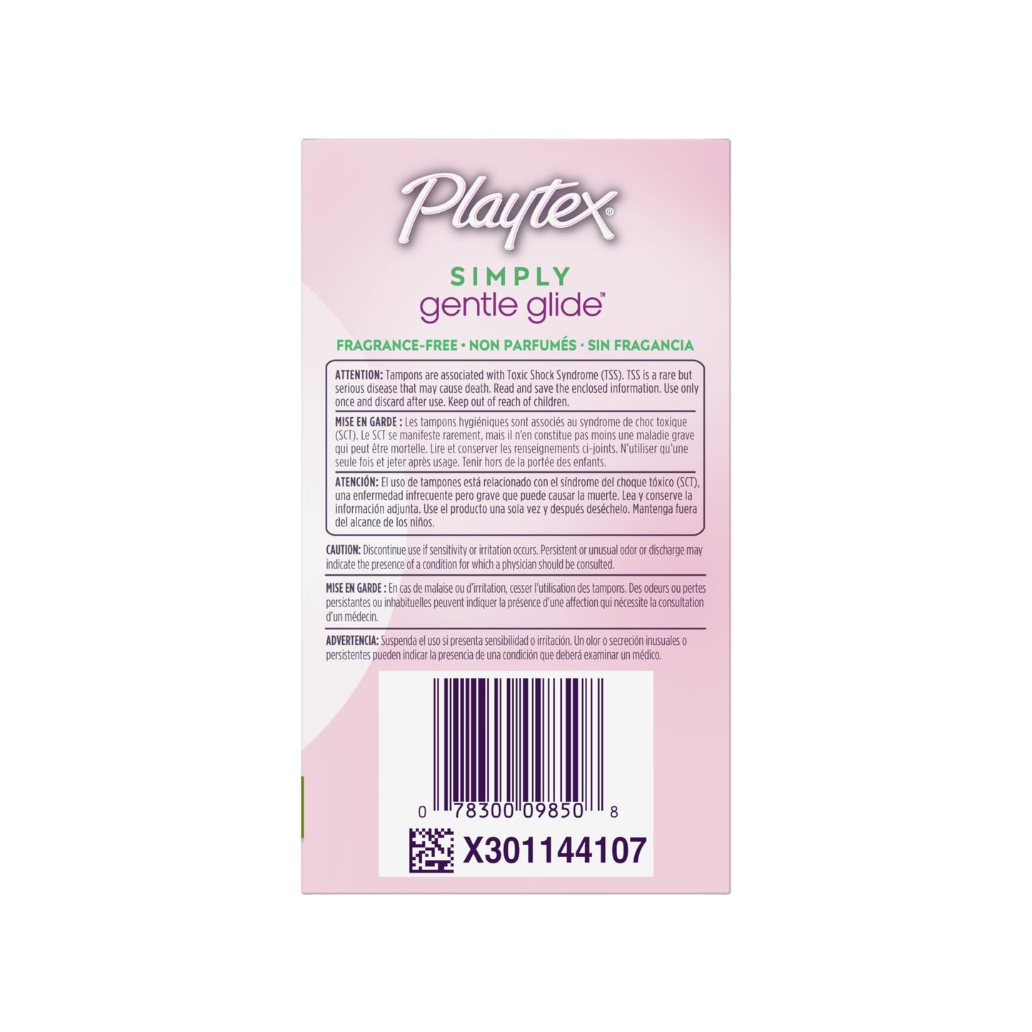 Playtex Simply Gentle Glide Unscented Tampons, Super Absorbency, 36 Count (Pack of 1) (Packaging May Vary)