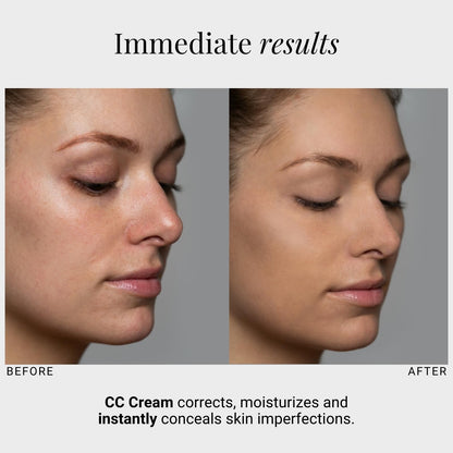 G.M. COLLIN CC Cream | Tinted Face Moisturizer | Color Correcting Skin Care with Hydrating Hyaluronic Acid