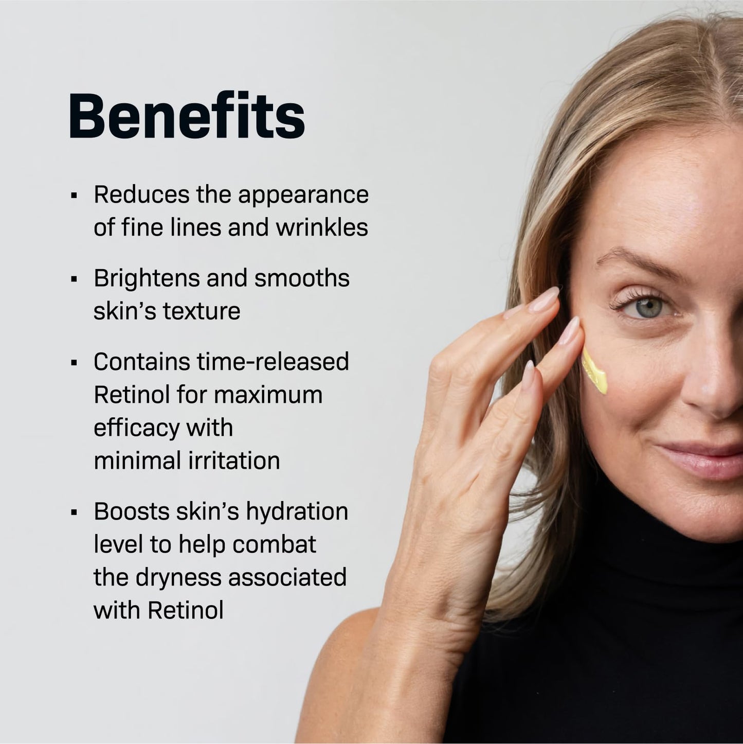 Revision Skincare Retinol Complete, brighten and smooth skin's texture, boosts skin's hydration level to combat the dryness with Retinol, reduce fine lines and wrinkles, 1 fl oz