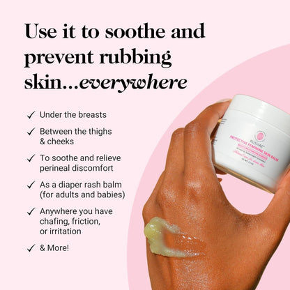 Kushae Protective Feminine Skin Balm, Refreshing & Soothing Vulva Moisturizer for Feminine Dryness, Menopausal Dryness, Fragrance-Free Vulva Care Products, 2.1 oz