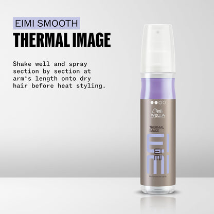Wella Professionals EIMI Thermal Image | Heat Protection Hair Spray with Light Hold | Smooth & Shiny Styling Results | 5.07 Fl Oz