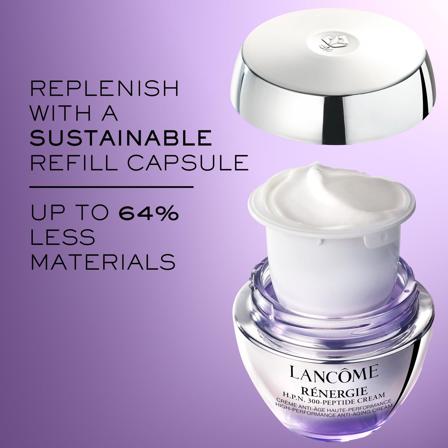 Lancôme Rénergie H.P.N 300-Peptide Face Cream - With Hyaluronic Acid & Niacinamide - Helps Visibly Reduce Lower Face Sagging, Wrinkles, & Dark Spots, 1 Oz.