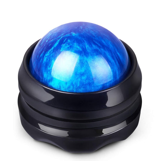 Solacium Manual Massage Roller Ball - Massager and Therapy Tool for Sore Muscles, Shoulders, Arms, Neck, Back, Feet, Body, Deep Tissue, Stiffness, Joint Pain, Stress Relief