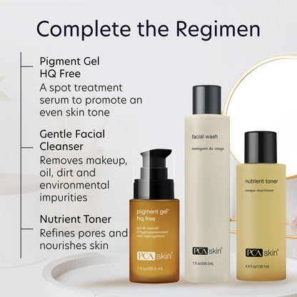 PCA SKIN Hydroquinone-Free Pigment Gel Dark Spot Corrector, Dark Spot Serum for Brightening Dark Spots and Hyperpigmentation, Helps Even Skin Tone and Promote a Clear Complexion, 1.0 oz Pump