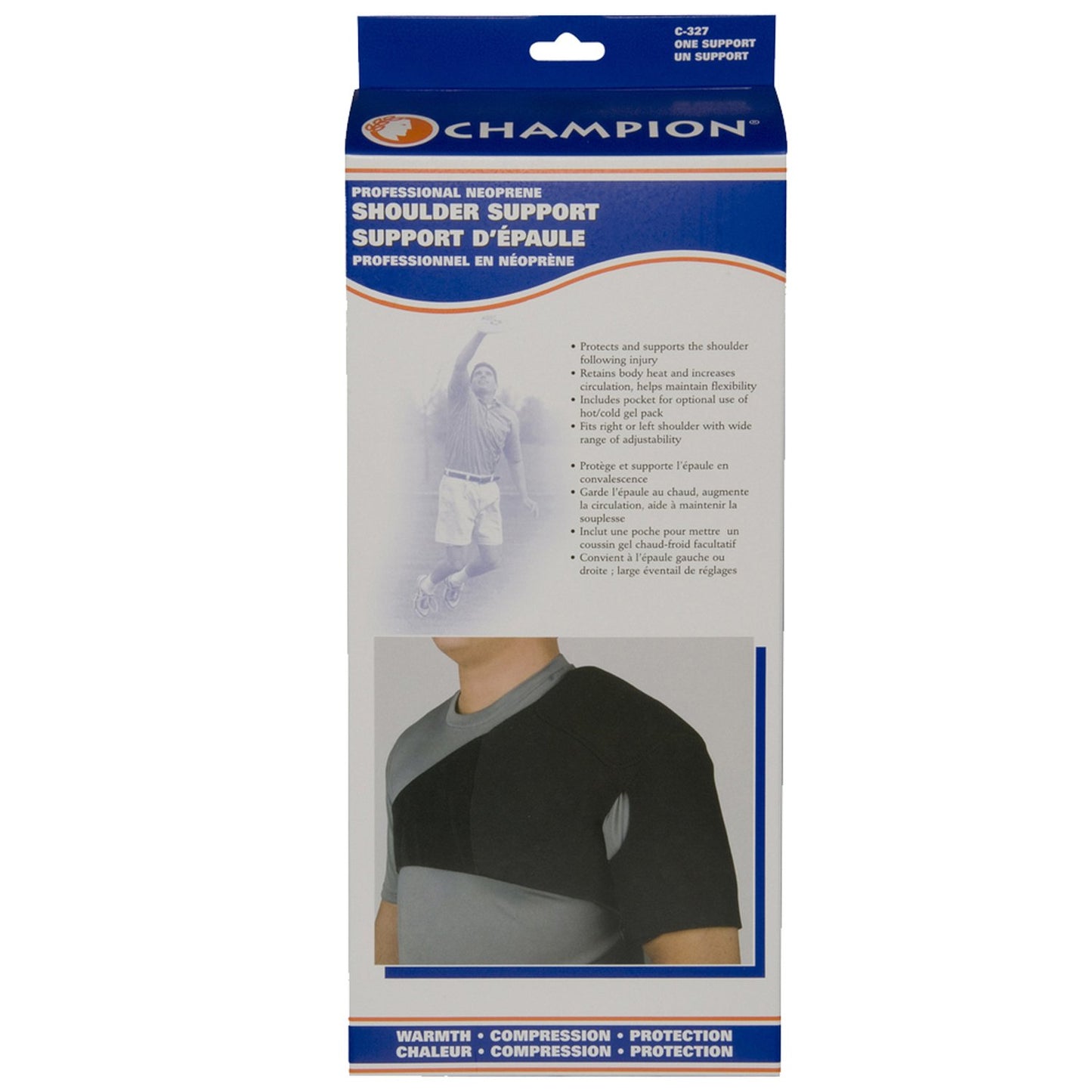 OTC Shoulder Support, Brace and Post-Surgical Protector, Neoprene, Medium