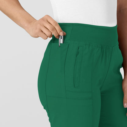 Women's Comfort Waist Cargo Jogger Scrub Pant, Hunter Green, 2XSPET