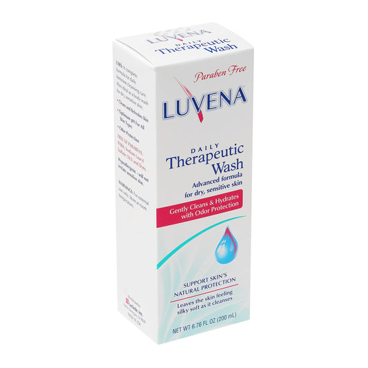 LUVENA Personal Wash - Intimate Wash for Women - Gentle Feminine Wash to Help Moisturize and Resist Odor - pH Balanced, Vitamin E, Paraben Free - Sweet Pea Scented 1pk- (6.76 oz)