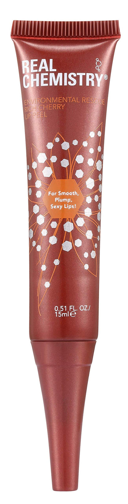 Real Chemistry Environmental Rescue Rich Cherry Lip Peel, 0.5 oz.