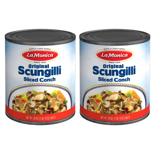 LaMonica Original Scungilli – 29 oz Can | Premium Conch Meat | Ready to Eat | Perfect for Salads, Pasta & Seafood Dishes