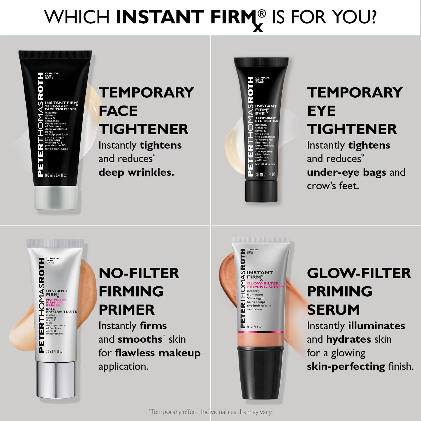 Peter Thomas Roth | Instant FIRMx Eye Temporary Eye Tightener Easy-Wear Formula (Pack of 2)