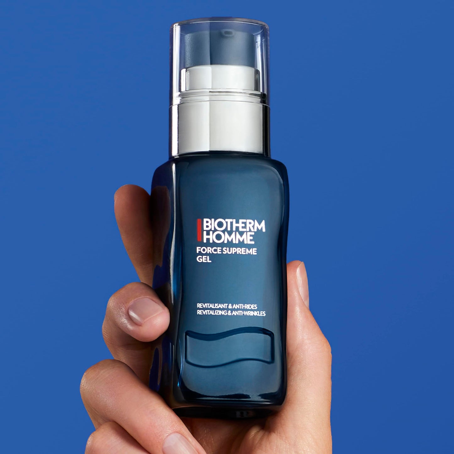 Biotherm Force Supreme Gel, a Revitalizing & Anti-Aging Gel Cream for Men with Pro-Xylane and Blue Algae for Firmer Skin and Suppler Skin, Anti-Aging Skincare(Pack of 1)