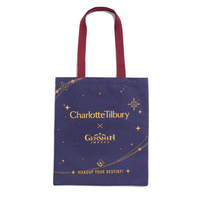 Charlotte Tilbury x Genshin Impact Starry Miracle Box - Travel Size Skincare Kit with Magic Cream, Recovery Eye Serum, Magic Lip Oil Crystal Elixir, Genshin Impact Accessories & Makeup Bag (8 Count)