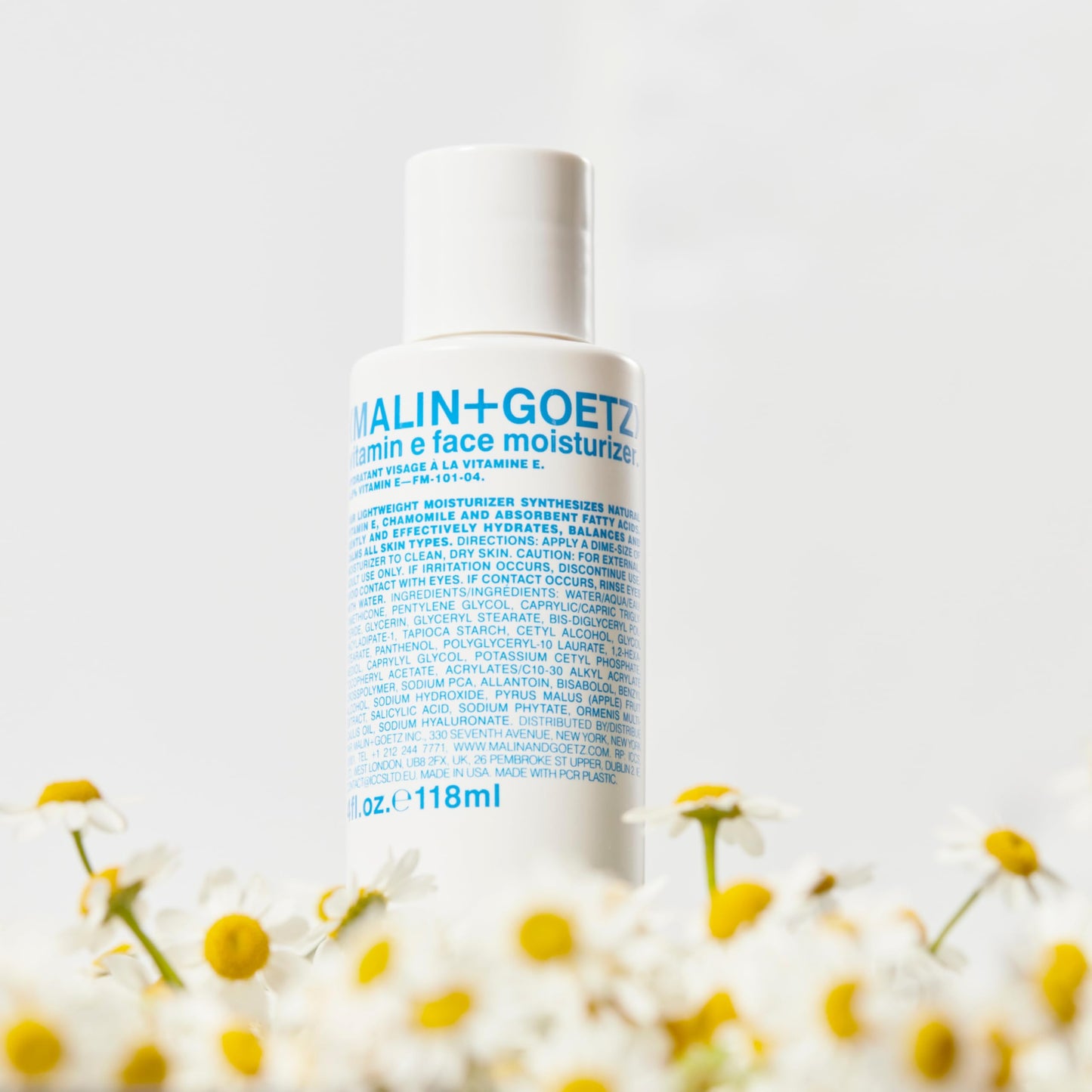 MALIN+GOETZ Vitamin E Face Moisturizer | Lightweight Hydrating Daily Face Cream Balancing All Skin Types | Fragrance-Free, Vegan | 4 Fl Oz & 8.5 Fl Oz