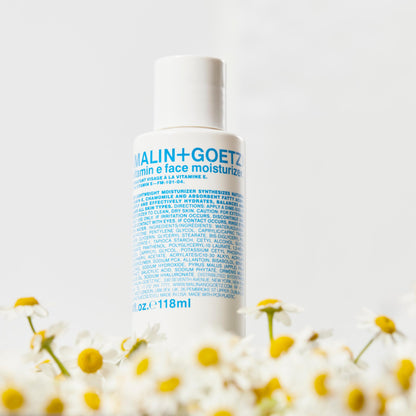 MALIN+GOETZ Vitamin E Face Moisturizer | Lightweight Hydrating Daily Face Cream Balancing All Skin Types | Fragrance-Free, Vegan | 4 Fl Oz & 8.5 Fl Oz