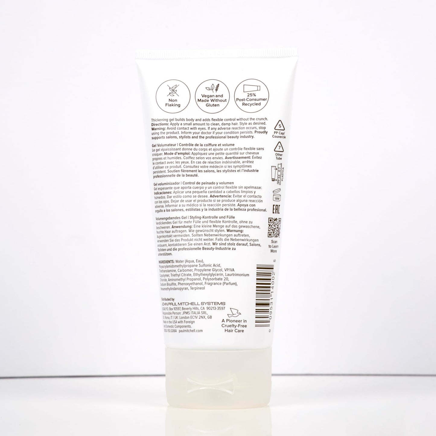 Paul Mitchell Extra-Body Sculpting Gel, Adds Fullness + Styling Control, For Fine Hair