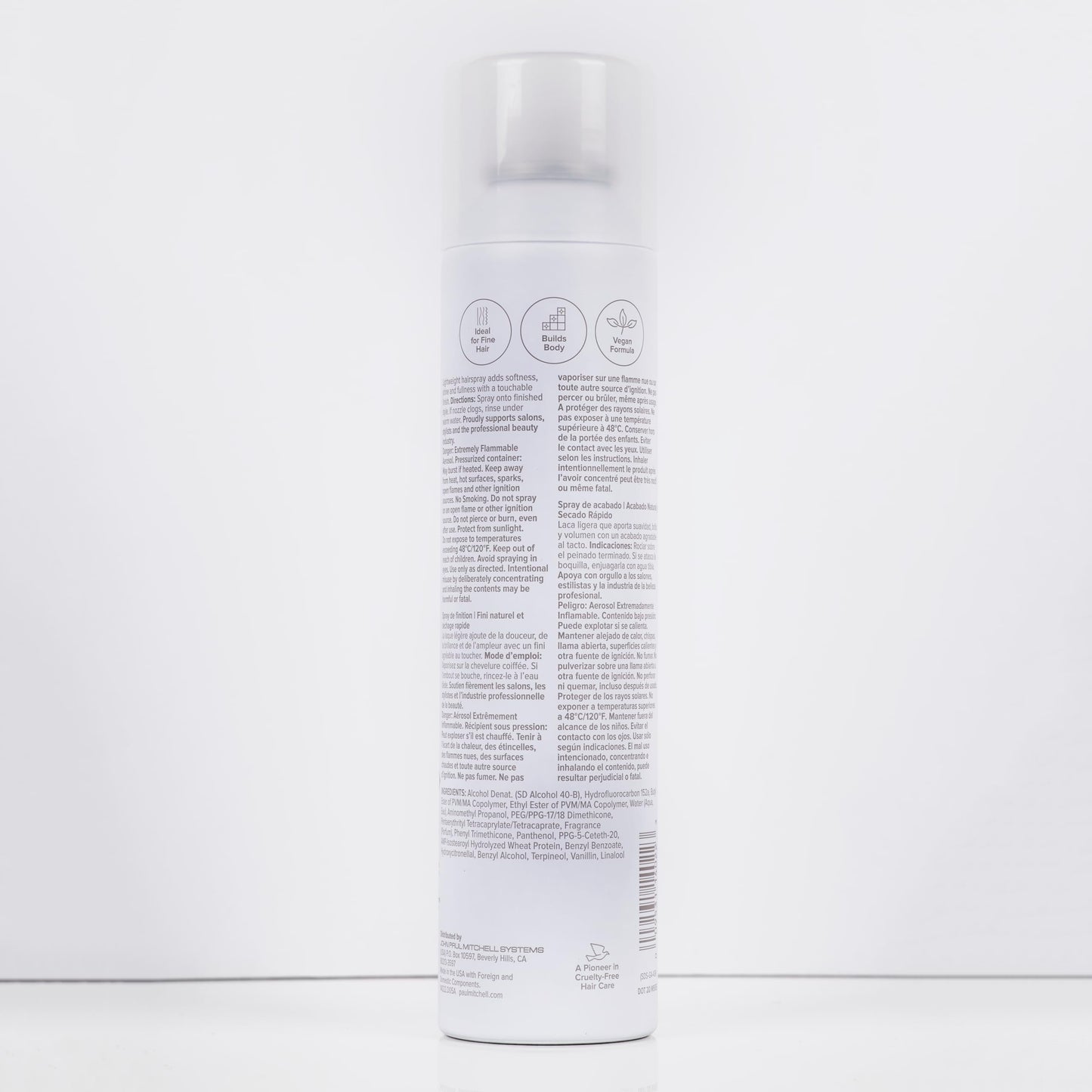 Paul Mitchell Super Clean Light Hairspray, Fast Drying, Soft Hold + Natural Finish, For Fine Hair, 9.5 oz