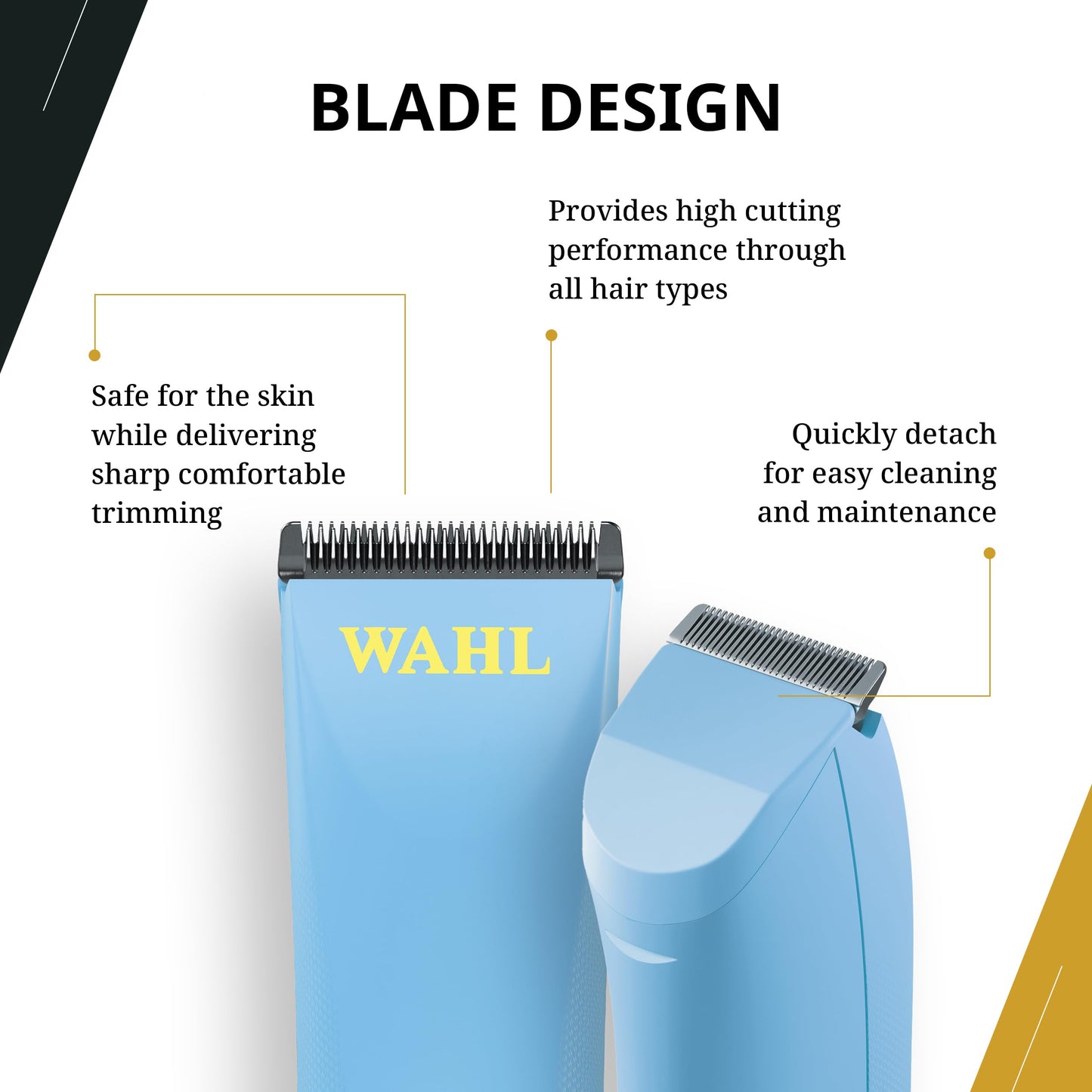 Wahl Professional Peanut Li Replacement Blade Quick Detach High Precision Performance Cordless Trimmer Cutting Head
