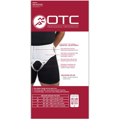 OTC Hernia Support, Single or Double Herniation, Inguinal Scrotal Treatment, X-Large