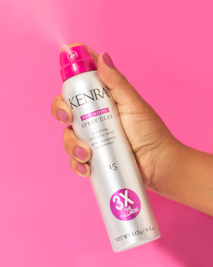 Kenra Volumizing Spray Clay 15 | Bodifying, Fullness Spray | 3X The Fullness | Medium Hold | Provides Texture & Volume With A Long-Lasting Finish | All Hair Types