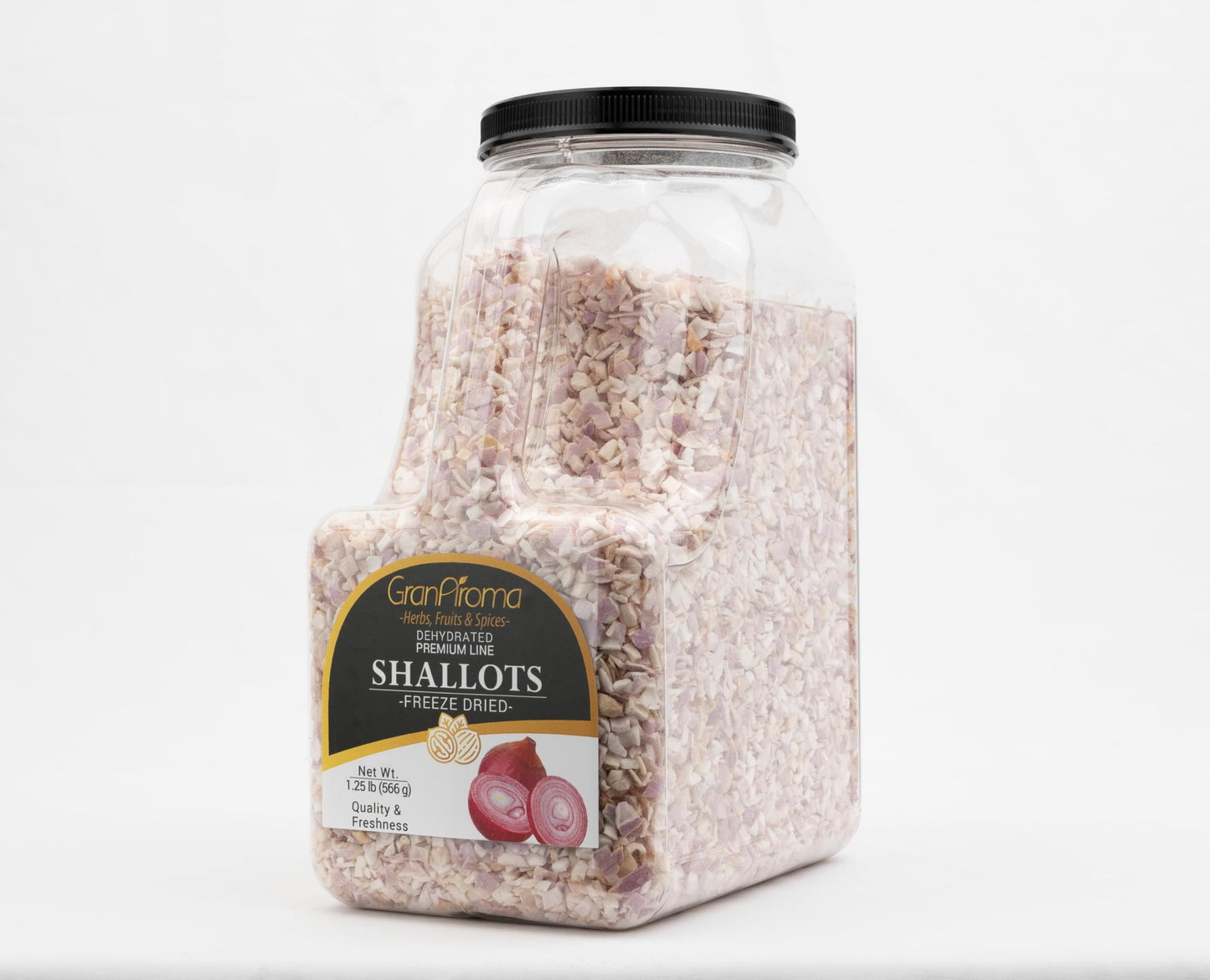 GranAroma Freeze Dried Shallots, Savory Flavor, Sauces & Soups, Versatile Ingredient (1.25 Pound)