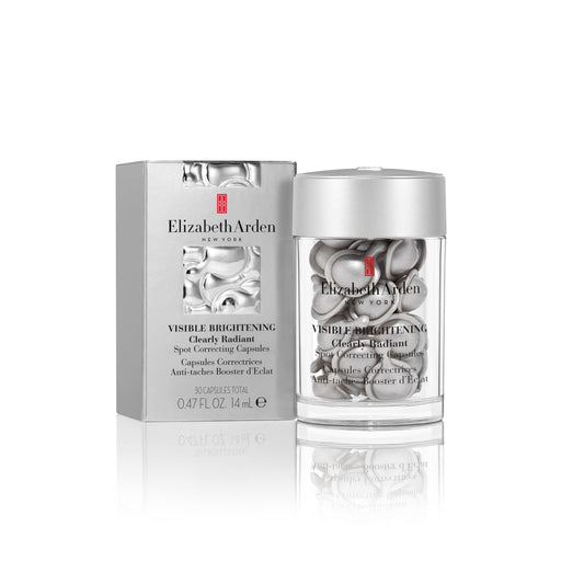 Elizabeth Arden Visible Brightening Clearly Radiant Dark Spot Corrector & Vitamin C Serum Capsules, Corrects Post-Acne Scars, Reduces Pores & Evens Skin Tone