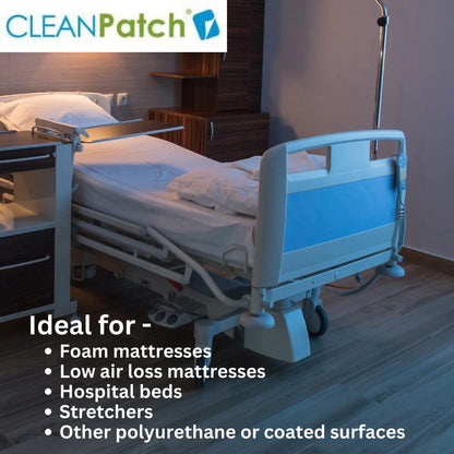 Diversey 11003 CLEANPatch Medical Surface Repair Patch for Hospital Beds & Stretchers, 2-Inch Round Patch (10 Patches), 1-Box