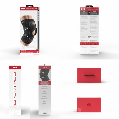 McDavid Hinged Knee Brace for Men & Women, Maximum Knee Support & Compression for Stability & Recovery, Ligament, Hyperextension Support