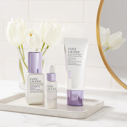 Estée Lauder Perfectionist Pro Rapid Brightening Treatment Face Serum with Ferment3 + Vitamin C | Targets Dark Spots