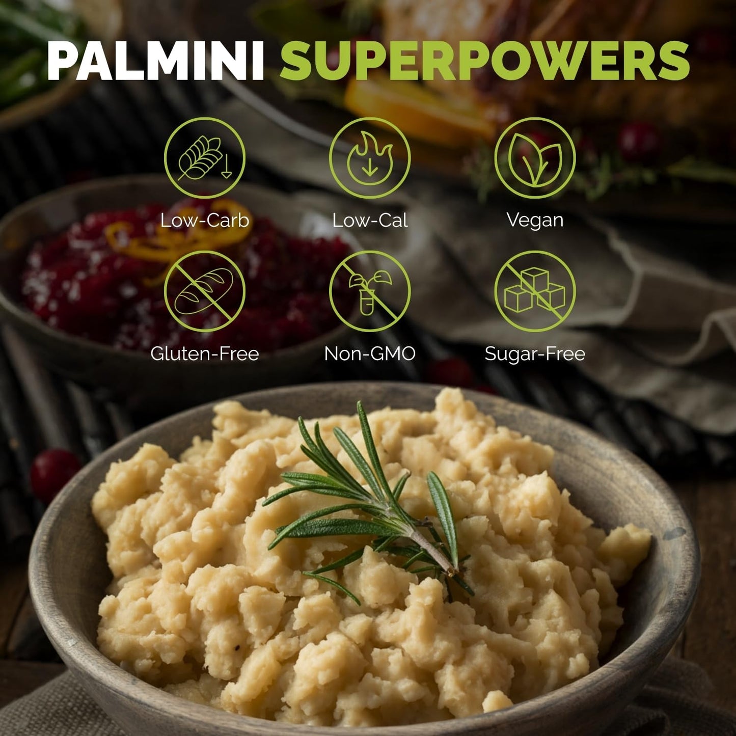 Palmini Cheddar & Jalapeno Mashed |Low Carb, Low Calorie Hearts of Palm Mashed| 8g of Net Carbs, 70 Calories Per Serving | As Seen on Shark Tank | Ready-to-Eat | (8 Ounces Pouch (Pack of 6)