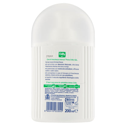 Chilly:"Formula Fresca" ("Fresh Formula") Gel Intimate Cleanser 6.76 Fluid Ounce (200ml) Package