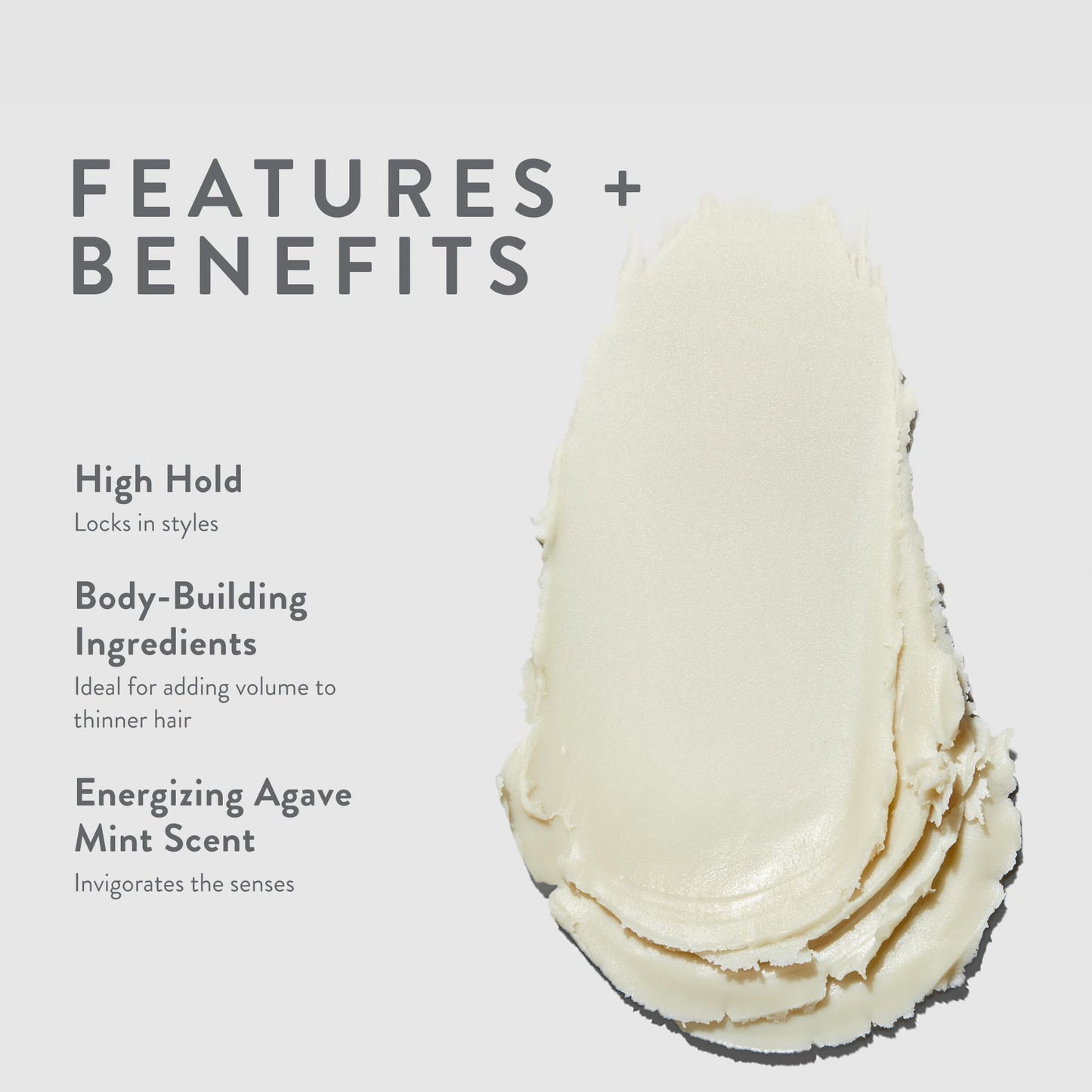 MITCH by Paul Mitchell Dry Paste Texture Clay for Men, High Hold, Ultra-Matte Finish, For All Hair Types