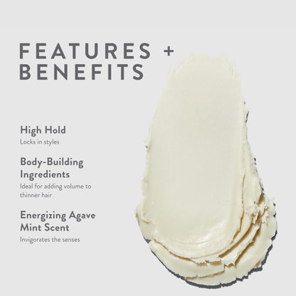 MITCH by Paul Mitchell Dry Paste Texture Clay for Men, High Hold, Ultra-Matte Finish, For All Hair Types
