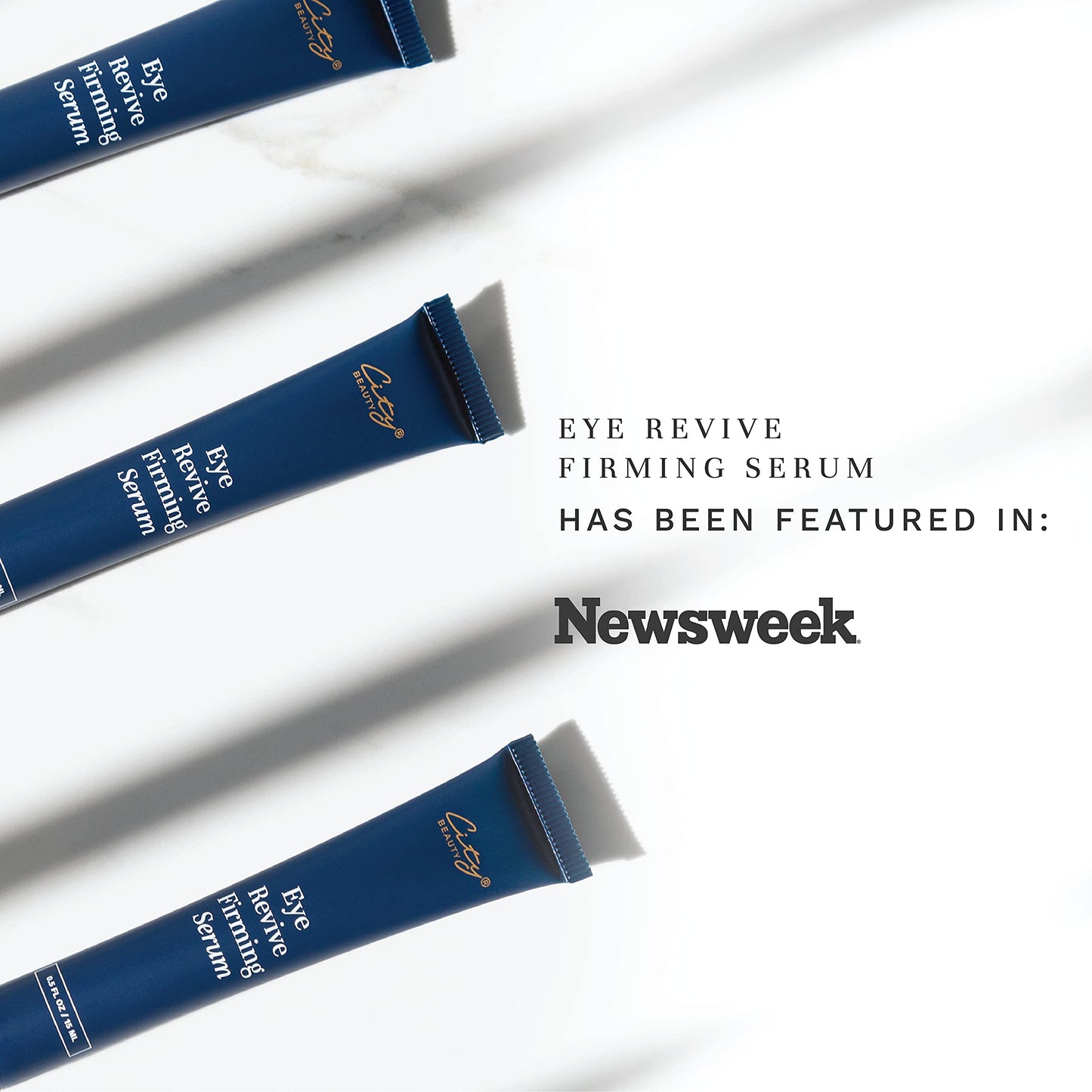 City Beauty Eye Revive Firming Serum - Anti-Aging Formula - Firm, Tighten, & Hydrate - Natural Solution For Sagging Skin & Under-Eye Wrinkles - Cruelty-Free Skin Care