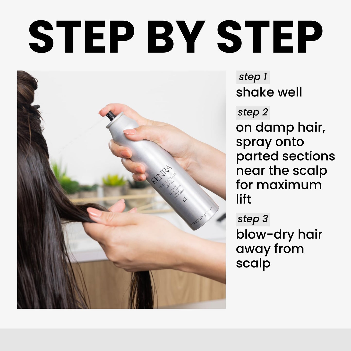 Kenra Root Lifting Spray 13 | Volumizing Foam | Medium Hold | Ultimate Lift & Lasting Style | Boosts Hair At The Root | Provides Flexible Fullness Without Weight or Stiffness | All Hair Types