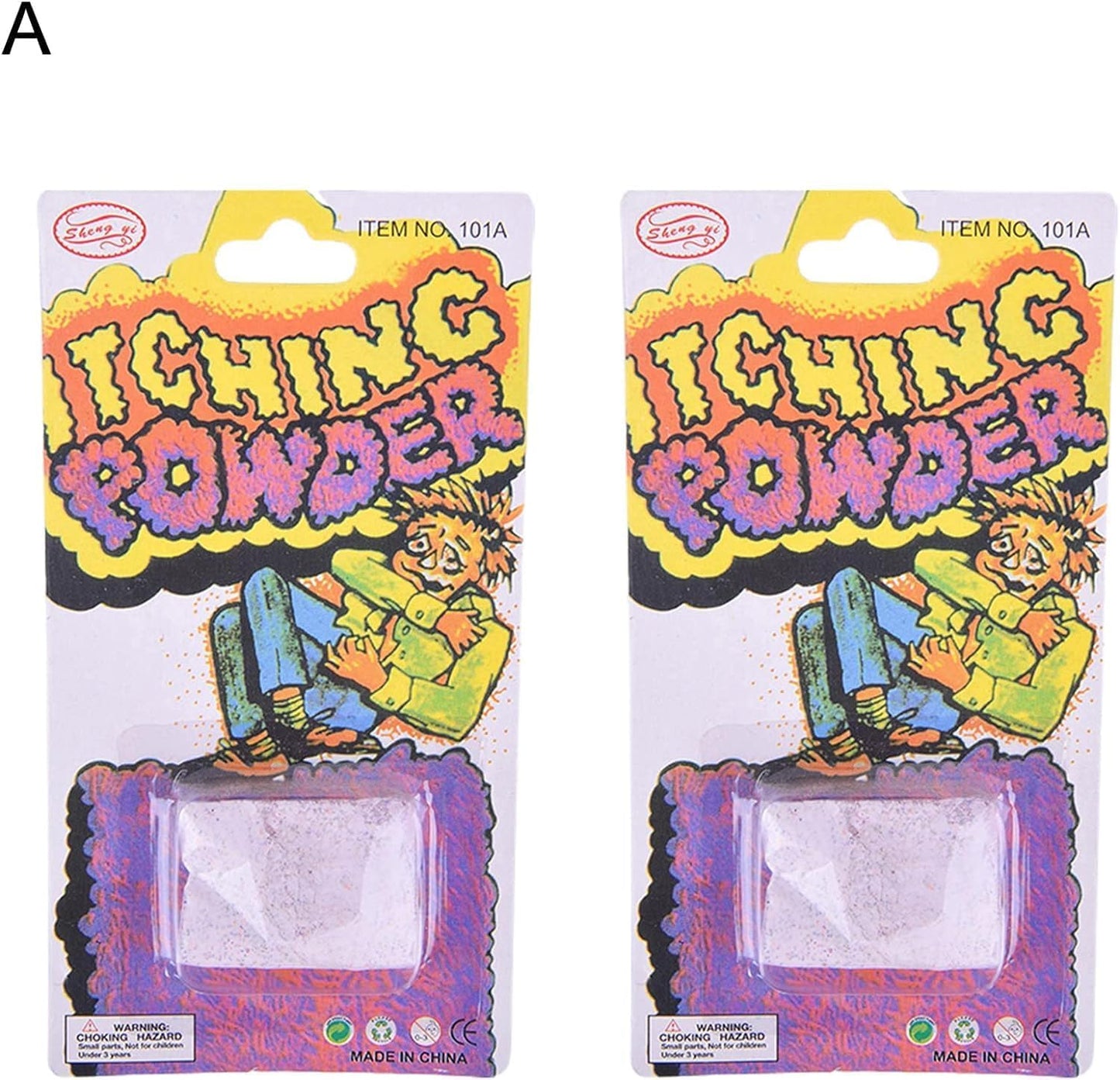 4Pcs Helpful Funny Itching Powder Safe Broken Glass Itching Powder Feminine Powders Ength of Product is 14cm and the Width is 7.5cm Easy to Carry, Feminine Care