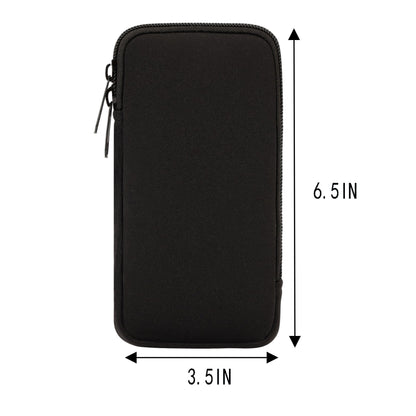 Tampon Storage Bag, Neoprene Tampon Organizer Case with Zipper Small Pouch for Feminine Products Portable Period Bags for Women,Ladies (Black)