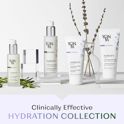 Yonka Daily Reparative Moisturizer, Hydra No. 1 Creme - Rich Anti-Aging Skincare with Hyaluronic Acid, Vitamins A, C & E for Dry Skin, Paraben-Free
