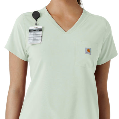 Carhartt Women's Tuck-in Scrub Top - Big Sky, XS