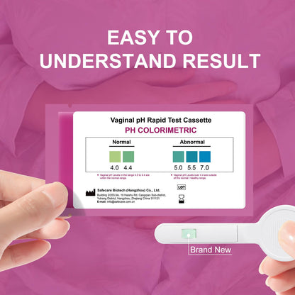 Vaginal pH Test Strips, conveniently Designed for Women's use. Get Results in just 10 Seconds. 18-Count Pack. Easily Monitor pH Balance at Home.