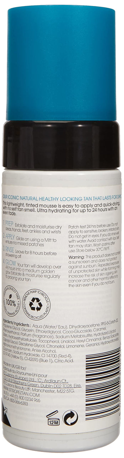 St.Tropez Classic Bronzing Self Tan Mousse for Streak-Free, Golden Tinted, Natural-Looking Tan, 4 Fl Oz