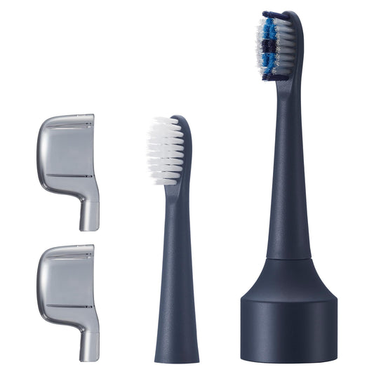 Panasonic MultiShape Electric Toothbrush Attachment, with Two Brush Types Including Extra-Fine and Multi-Fit and Travel Caps for Easy Portability - ER-CTB1-A