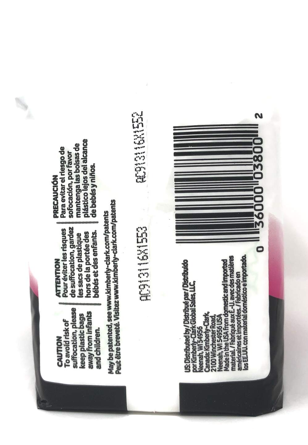 U By Kotex Security Ultra Thin Regular With Wings 22ct