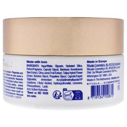 Rituals Amsterdam Collection Unisex Body Scrub - Gently Exfoliates, Smooths & Refreshes Skin - 6.7 oz