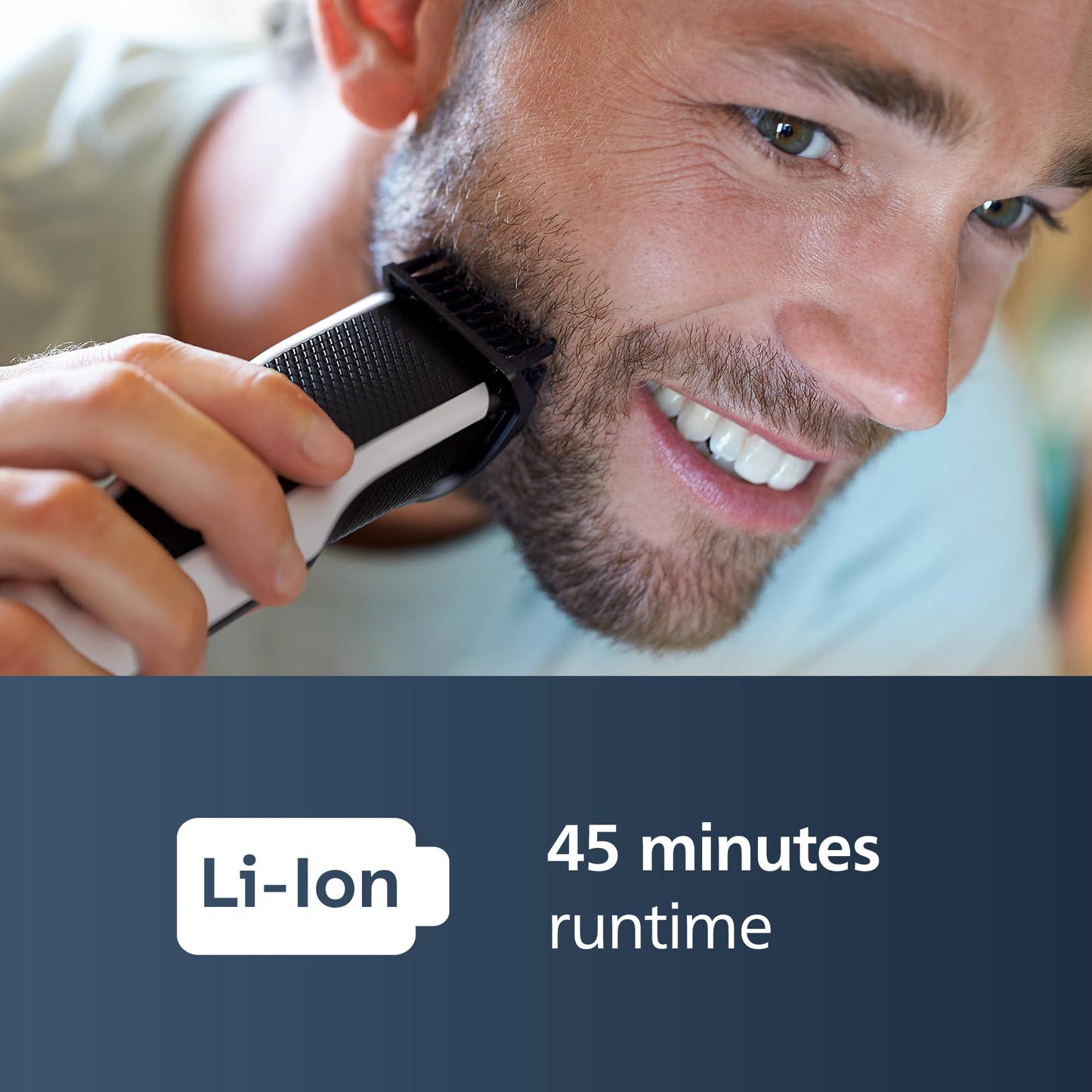 "Philips Beardtrimmer 3000 Series, Beard Trimmer with Lift & Trim Technology (Model BT3206/14)"